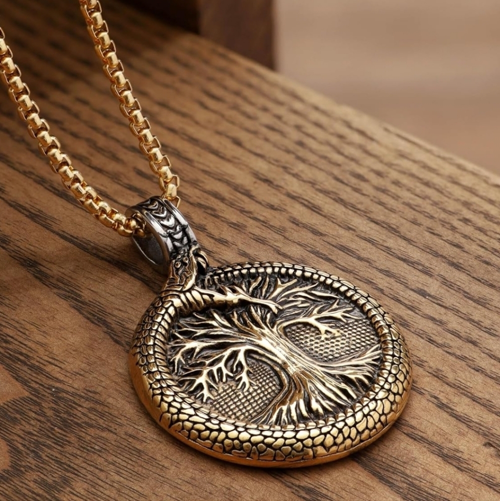 Gold Tree of Life Pendant Necklace